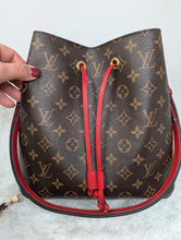 LOUIS VUITTON MONOGRAM RED NEONOE MM
