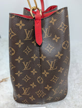 LOUIS VUITTON MONOGRAM RED NEONOE MM