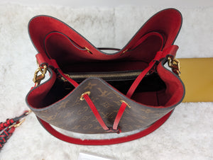 LOUIS VUITTON MONOGRAM RED NEONOE MM