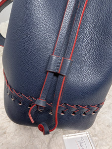 LOUIS VUITTON LOCKME BUCKET, MARINE ROUGE