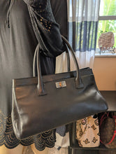 CHANEL BLACK CAVIAR REISSUE SATCHEL TOTE