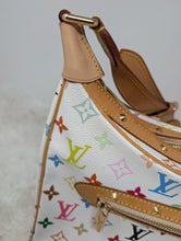 LOUIS VUITTON WHITE MULTICOLOR MURAKAMI BOULOGNE