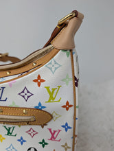 LOUIS VUITTON WHITE MULTICOLOR MURAKAMI BOULOGNE