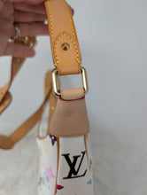 LOUIS VUITTON WHITE MULTICOLOR MURAKAMI BOULOGNE