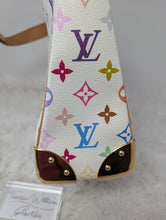 LOUIS VUITTON WHITE MULTICOLOR MURAKAMI BOULOGNE