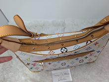 LOUIS VUITTON WHITE MULTICOLOR MURAKAMI BOULOGNE