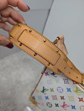 LOUIS VUITTON WHITE MULTICOLOR MURAKAMI BOULOGNE