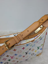 LOUIS VUITTON WHITE MULTICOLOR MURAKAMI BOULOGNE