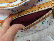 LOUIS VUITTON WHITE MULTICOLOR MURAKAMI BOULOGNE