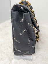CHANEL QUILTED LOGO JUMBO XL VINTAGE FLAP, SUPER RARE