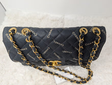 CHANEL QUILTED LOGO JUMBO XL VINTAGE FLAP, SUPER RARE