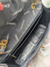 CHANEL QUILTED LOGO JUMBO XL VINTAGE FLAP, SUPER RARE