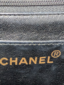 CHANEL QUILTED LOGO JUMBO XL VINTAGE FLAP, SUPER RARE