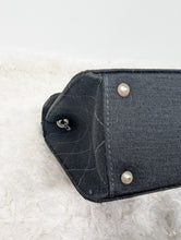 CHANEL BLACK JERSEY FLAP, EXCELLENT