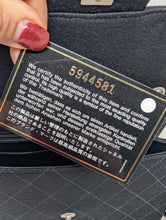 CHANEL BLACK JERSEY FLAP, EXCELLENT