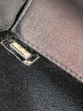 CHANEL BLACK JERSEY FLAP, EXCELLENT