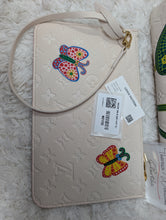 LOUIS VUITTON KUSAMA COLLECTION IVORY NEVERFULL MM WITH POUCH