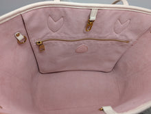 LOUIS VUITTON KUSAMA COLLECTION IVORY NEVERFULL MM WITH POUCH