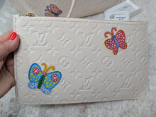 LOUIS VUITTON KUSAMA COLLECTION IVORY NEVERFULL MM WITH POUCH