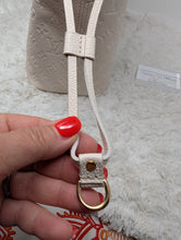 LOUIS VUITTON KUSAMA COLLECTION IVORY NEVERFULL MM WITH POUCH