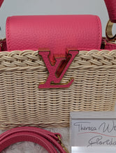 LOUIS VUITTON CAPUCINES BB, DRAGONFRUIT - BRAND NEW