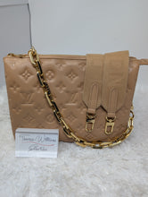 LOUIS VUITTON COUSSIN PM, TAN EMPREINTE LEATHER