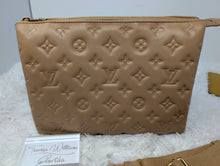 LOUIS VUITTON COUSSIN PM, TAN EMPREINTE LEATHER