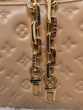 LOUIS VUITTON COUSSIN PM, TAN EMPREINTE LEATHER