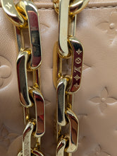 LOUIS VUITTON COUSSIN PM, TAN EMPREINTE LEATHER
