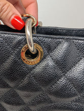 CHANEL BLACK CAVIAR GRAND SHOPPING TOTE
