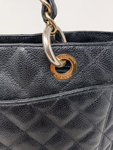 CHANEL BLACK CAVIAR GRAND SHOPPING TOTE