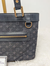 LOUIS VUITTON BLUE MINI LIN LUCILLE PM