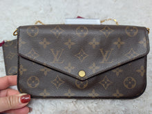 LOUIS VUITTON MONOGRAM FELICIE, BOTH INSERTS