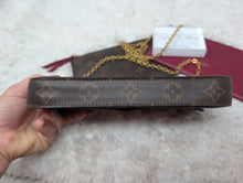 LOUIS VUITTON MONOGRAM FELICIE, BOTH INSERTS