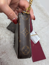 LOUIS VUITTON MONOGRAM FELICIE, BOTH INSERTS