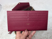 LOUIS VUITTON MONOGRAM FELICIE, BOTH INSERTS