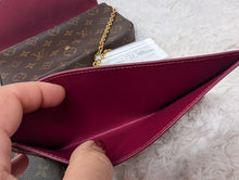 LOUIS VUITTON MONOGRAM FELICIE, BOTH INSERTS