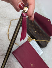 LOUIS VUITTON MONOGRAM FELICIE, BOTH INSERTS