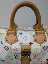 LOUIS VUITTON WHITE MULTICOLOR SPEEDY 30