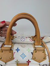 LOUIS VUITTON WHITE MULTICOLOR SPEEDY 30