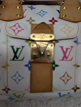 LOUIS VUITTON WHITE MULTICOLOR SPEEDY 30