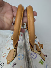 LOUIS VUITTON WHITE MULTICOLOR SPEEDY 30