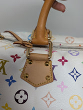 LOUIS VUITTON WHITE MULTICOLOR SPEEDY 30