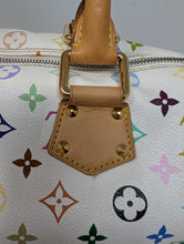 LOUIS VUITTON WHITE MULTICOLOR SPEEDY 30