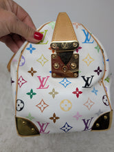 LOUIS VUITTON WHITE MULTICOLOR SPEEDY 30