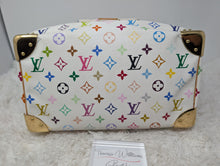 LOUIS VUITTON WHITE MULTICOLOR SPEEDY 30