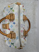 LOUIS VUITTON WHITE MULTICOLOR SPEEDY 30