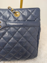CHANEL BLUE CAVIAR TOTE