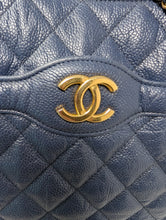 CHANEL BLUE CAVIAR TOTE