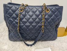 CHANEL BLUE CAVIAR TOTE